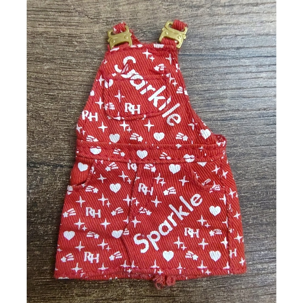 Rainbow High Deluxe Fashion Closet Red Overall DRESS clothes Z13